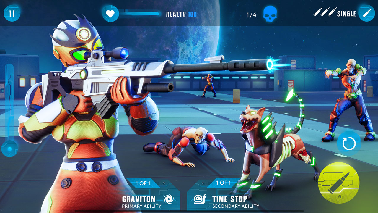 اسکرین شات 1 بازی Sci-Fi Sniper Shooting Games