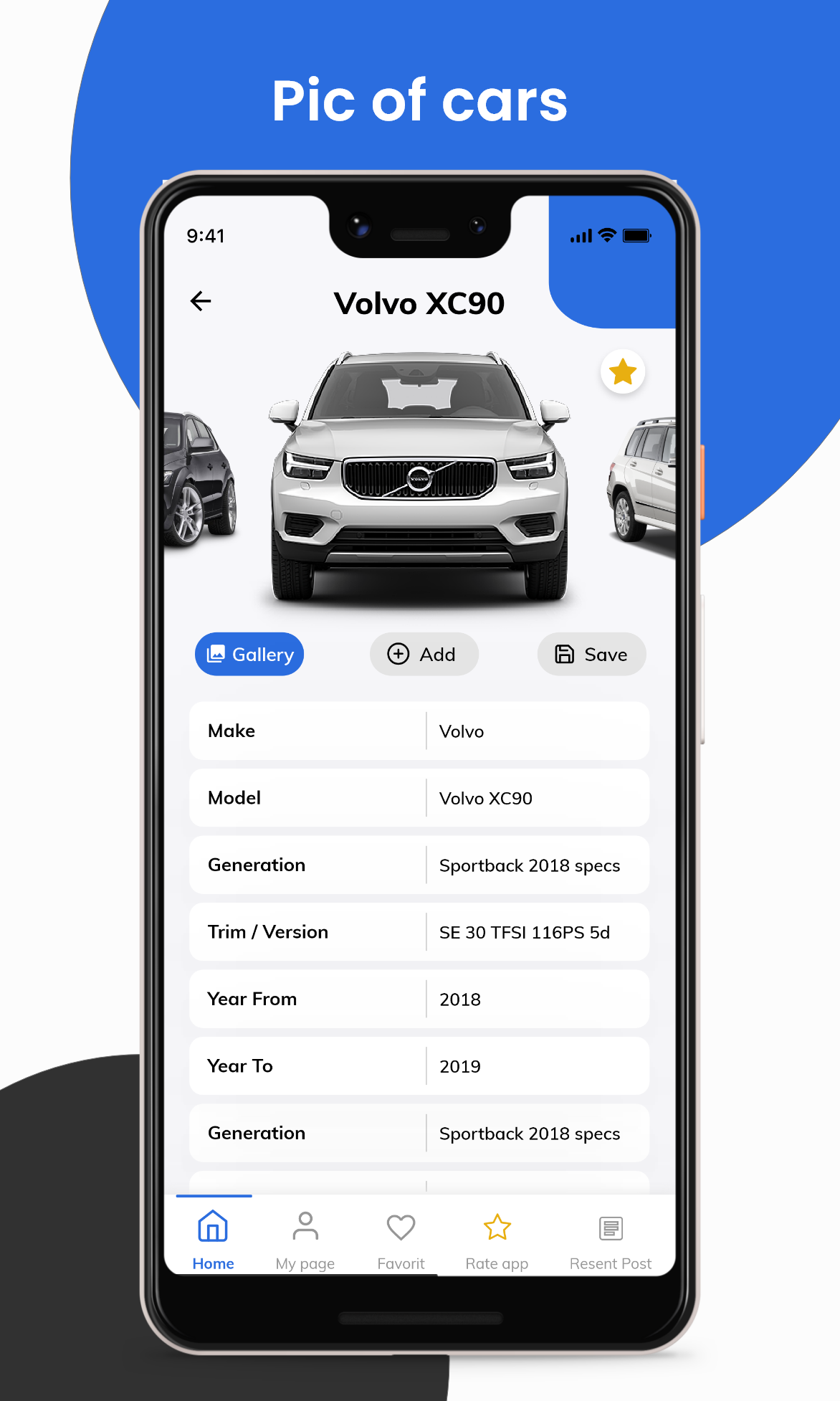 اسکرین شات 3 برنامه Data of car 2024- All cars