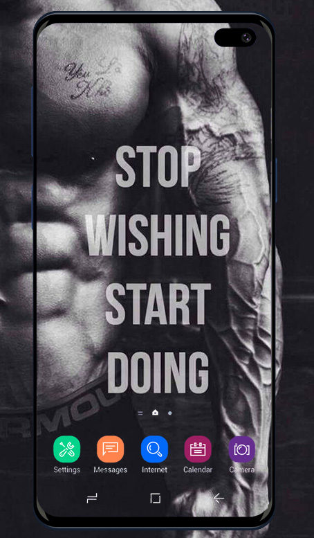 اسکرین شات 5 برنامه Gym Wallpaper