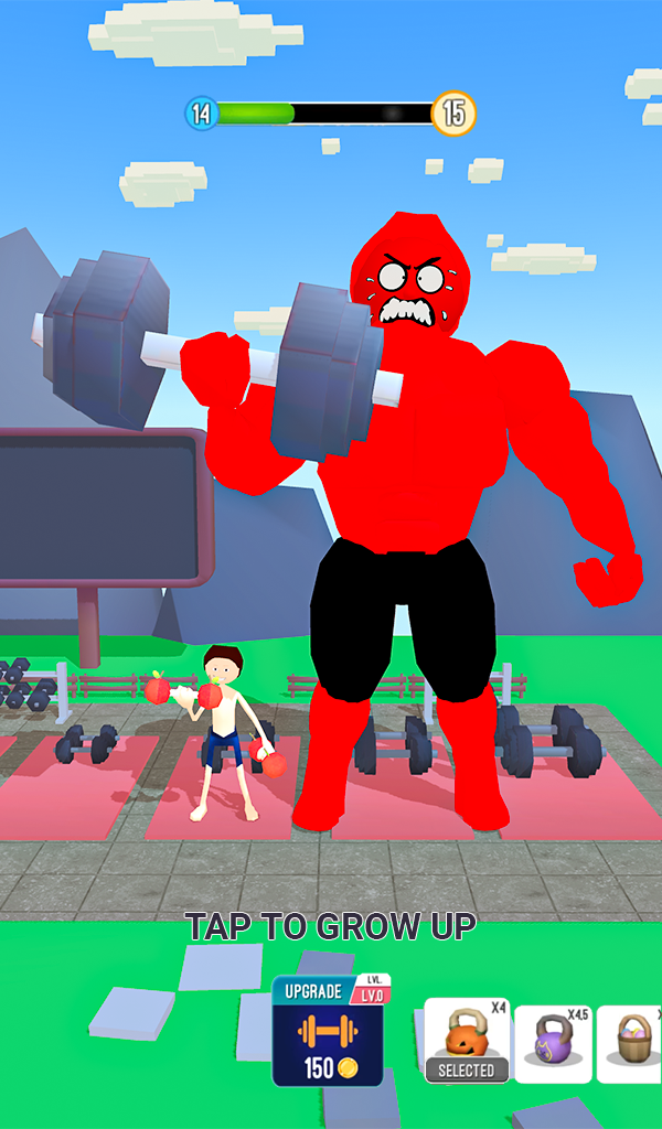 اسکرین شات 7 بازی Gym Workout Clicker: Muscle Up
