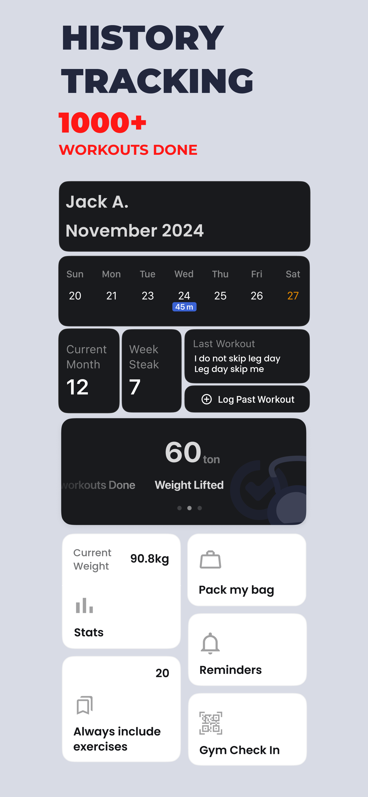 اسکرین شات 7 برنامه Gym Workout & Personal Trainer