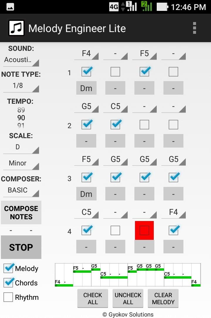 اسکرین شات 2 برنامه Melody Engineer Lite