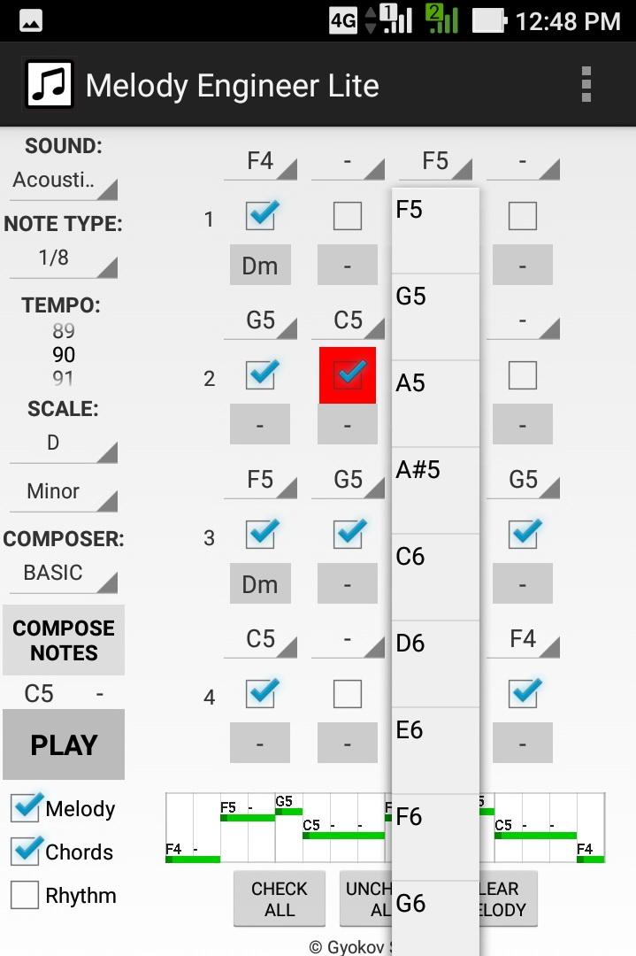 اسکرین شات 6 برنامه Melody Engineer Lite