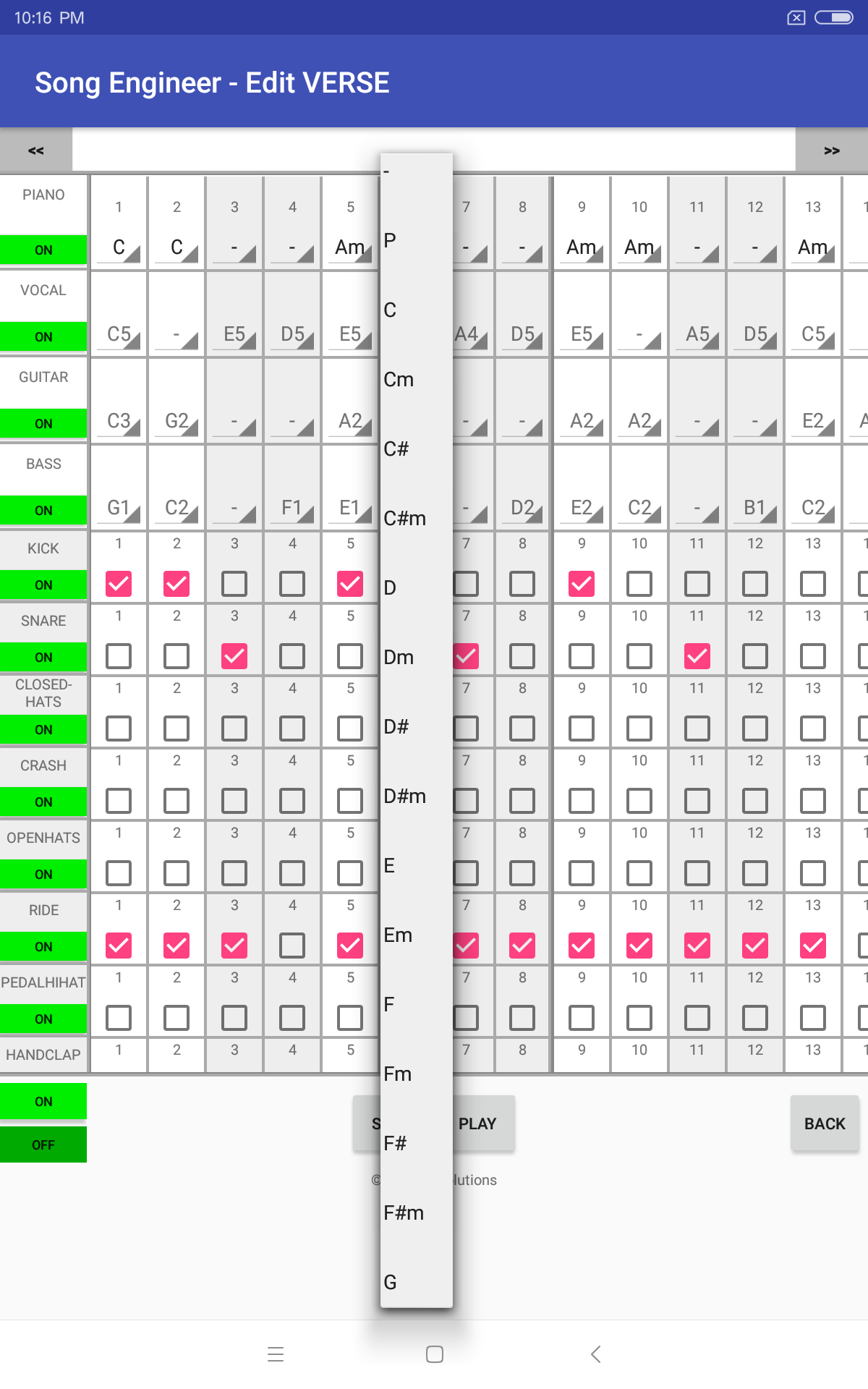 اسکرین شات 7 برنامه Song Engineer Lite