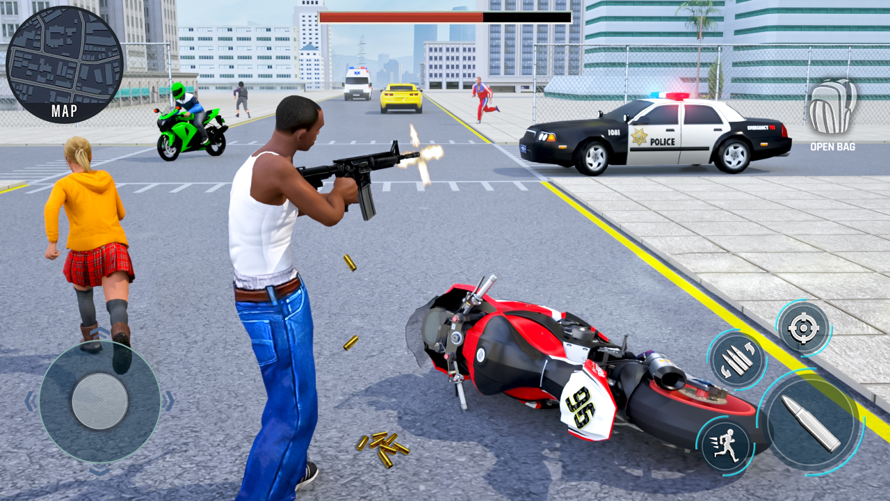 اسکرین شات 1 بازی Real Gangster Mafia City Crime