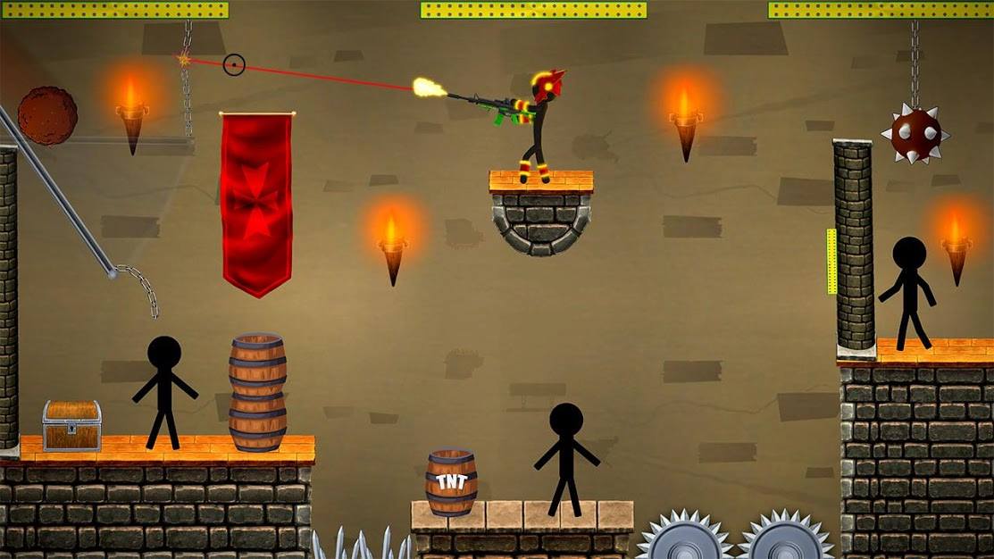 اسکرین شات 1 بازی Stick Man: Shooting Game