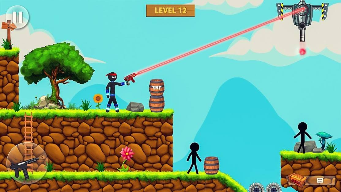 اسکرین شات 2 بازی Stick Man: Shooting Game