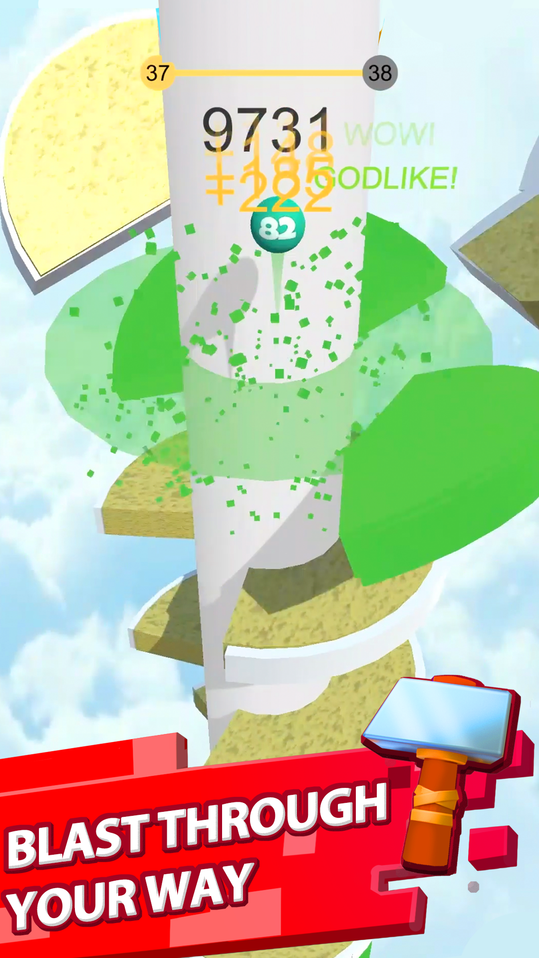 اسکرین شات 2 بازی Helix Jump