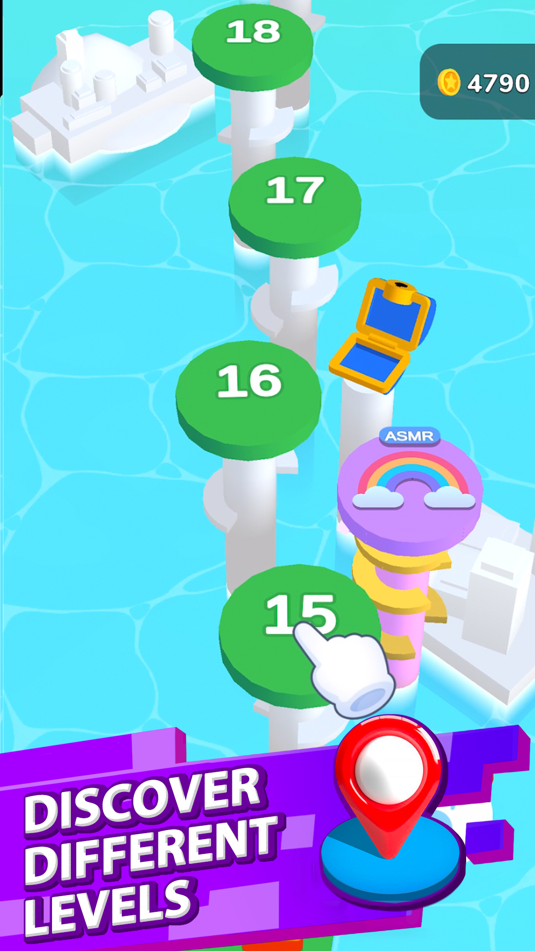 اسکرین شات بازی Helix Jump 3