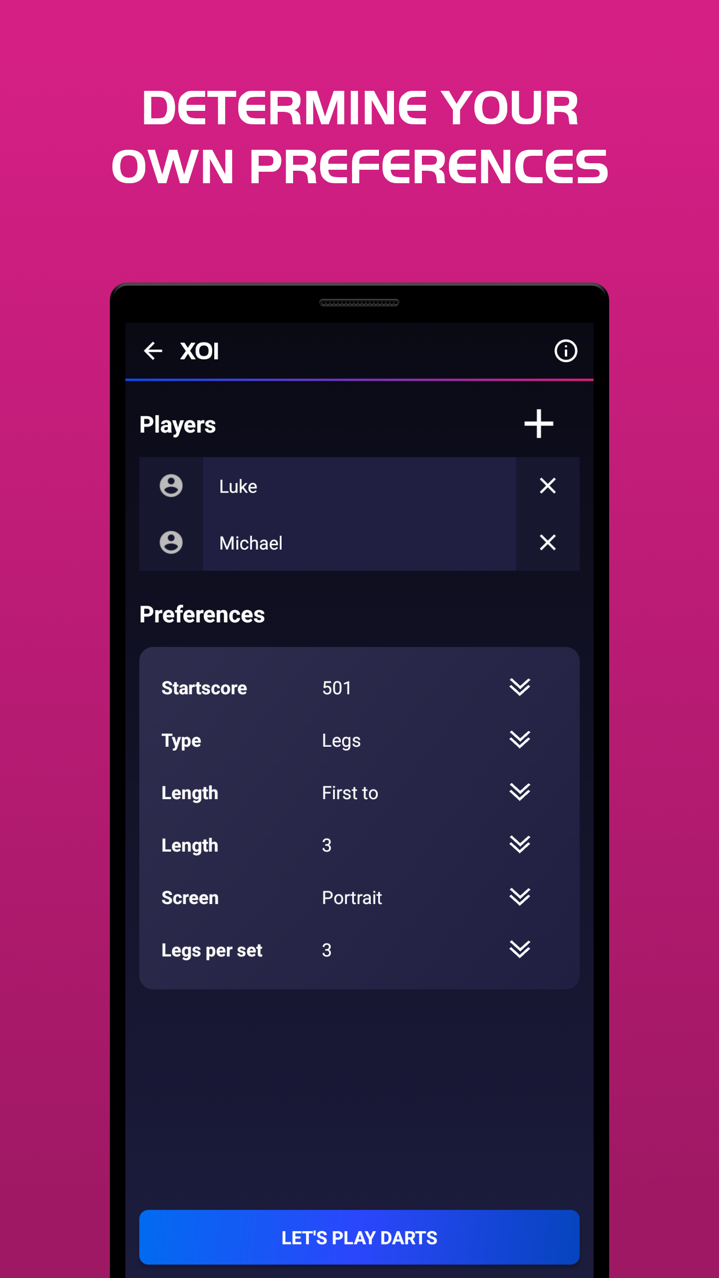 اسکرین شات 6 برنامه Darts Scoreboard
