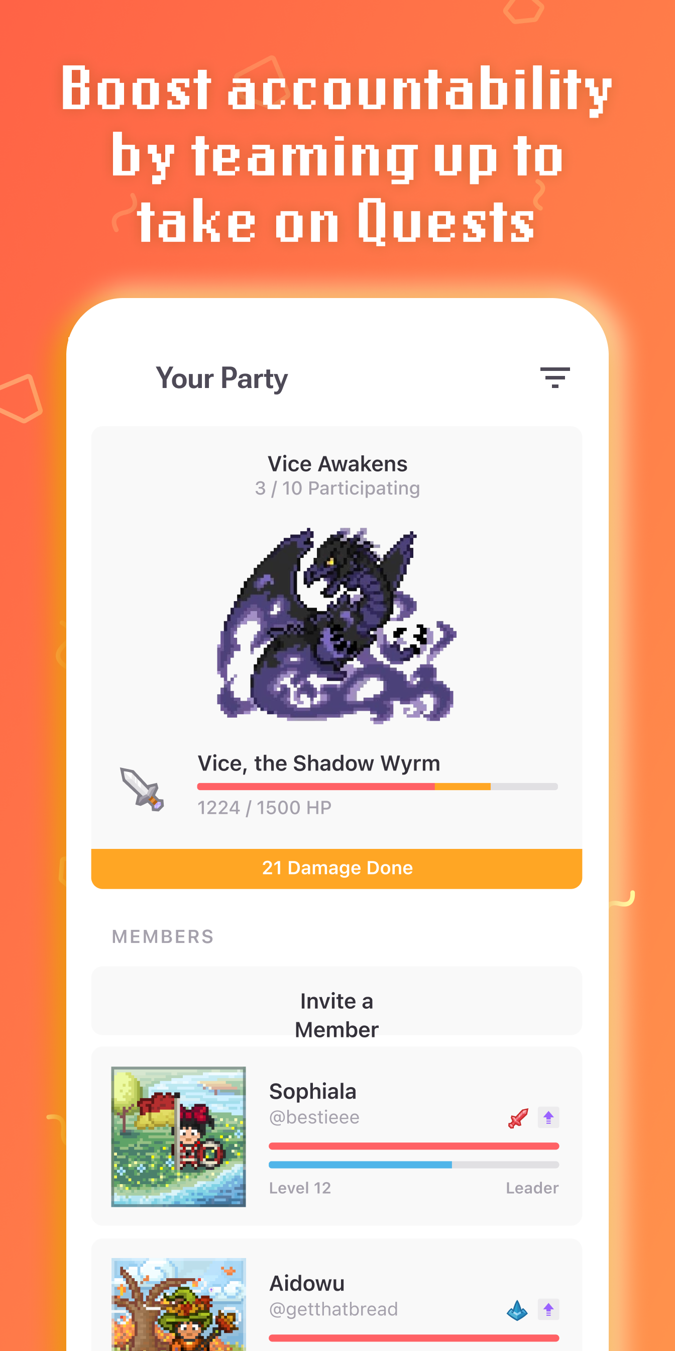 اسکرین شات 8 برنامه Habitica: Gamify Your Tasks