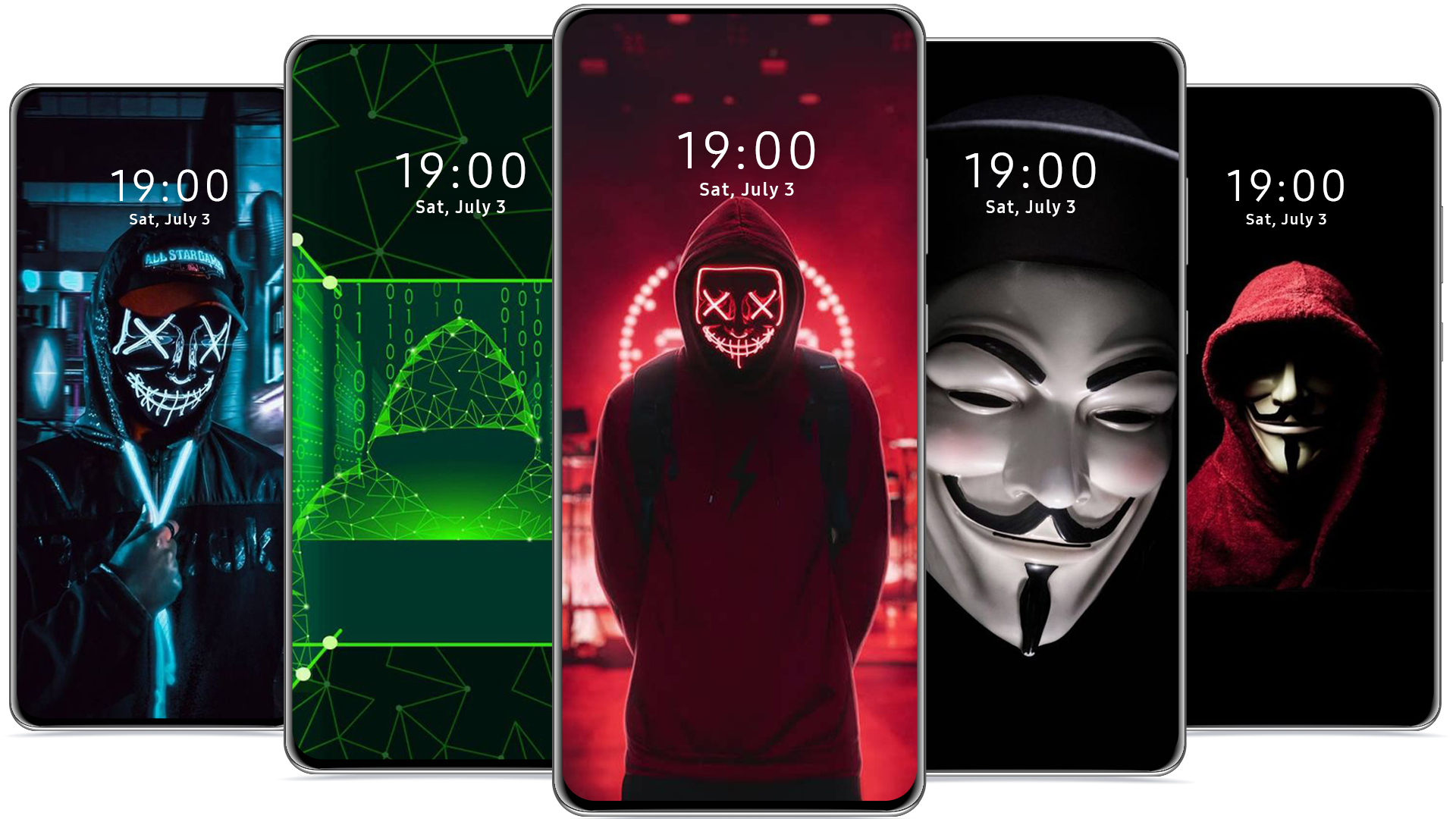 اسکرین شات 4 برنامه Hacker Wallpaper Anonymous
