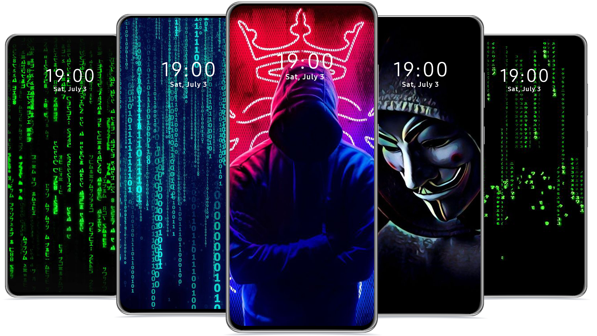 اسکرین شات 3 برنامه Hacker Wallpaper Anonymous