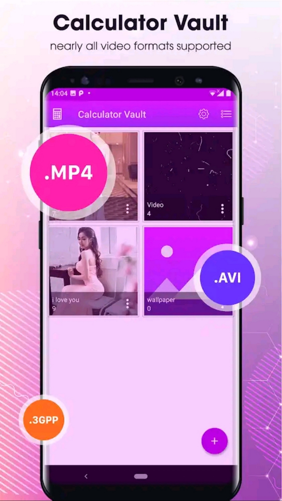 اسکرین شات 4 برنامه ماشین حساب+مخفی کننده گالری