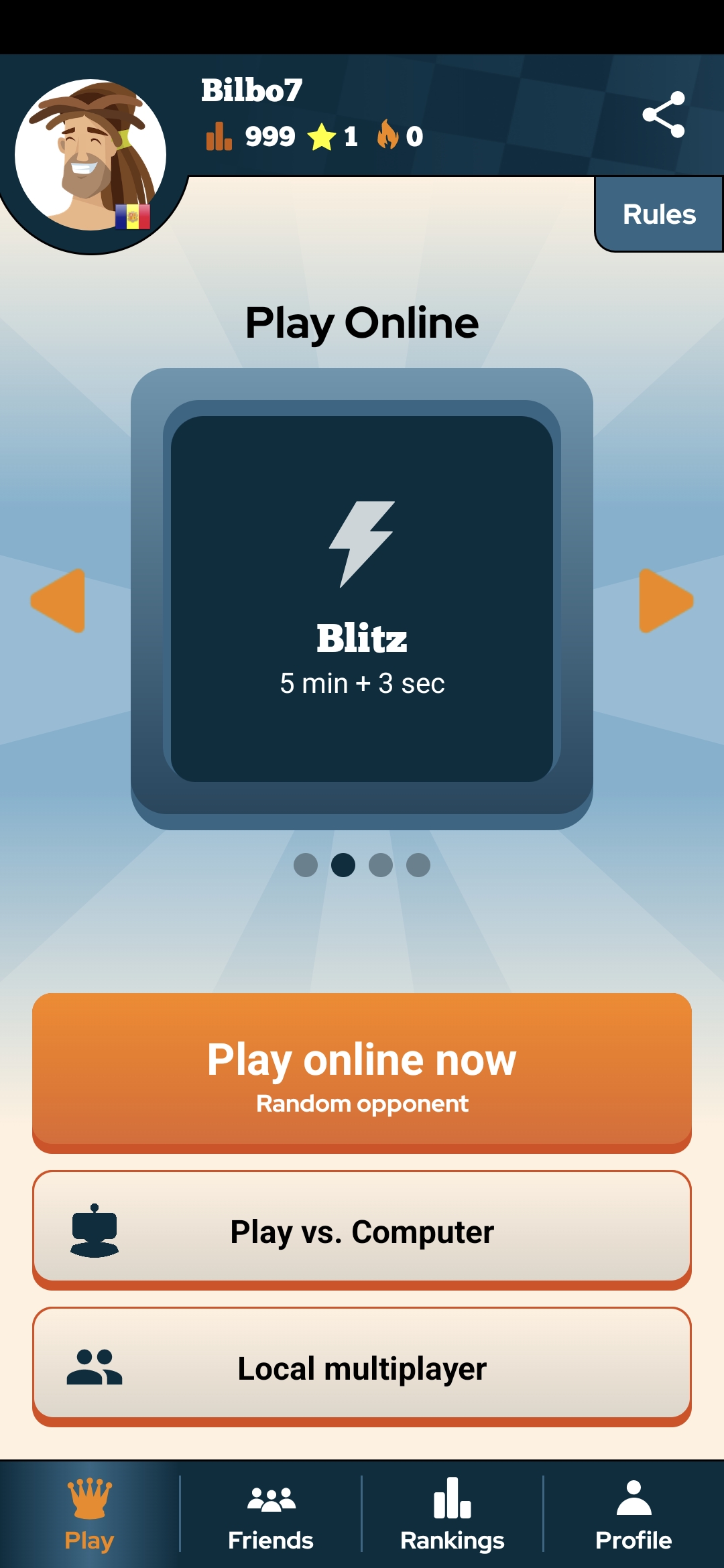 اسکرین شات 1 بازی Chess Online - Duel friends!