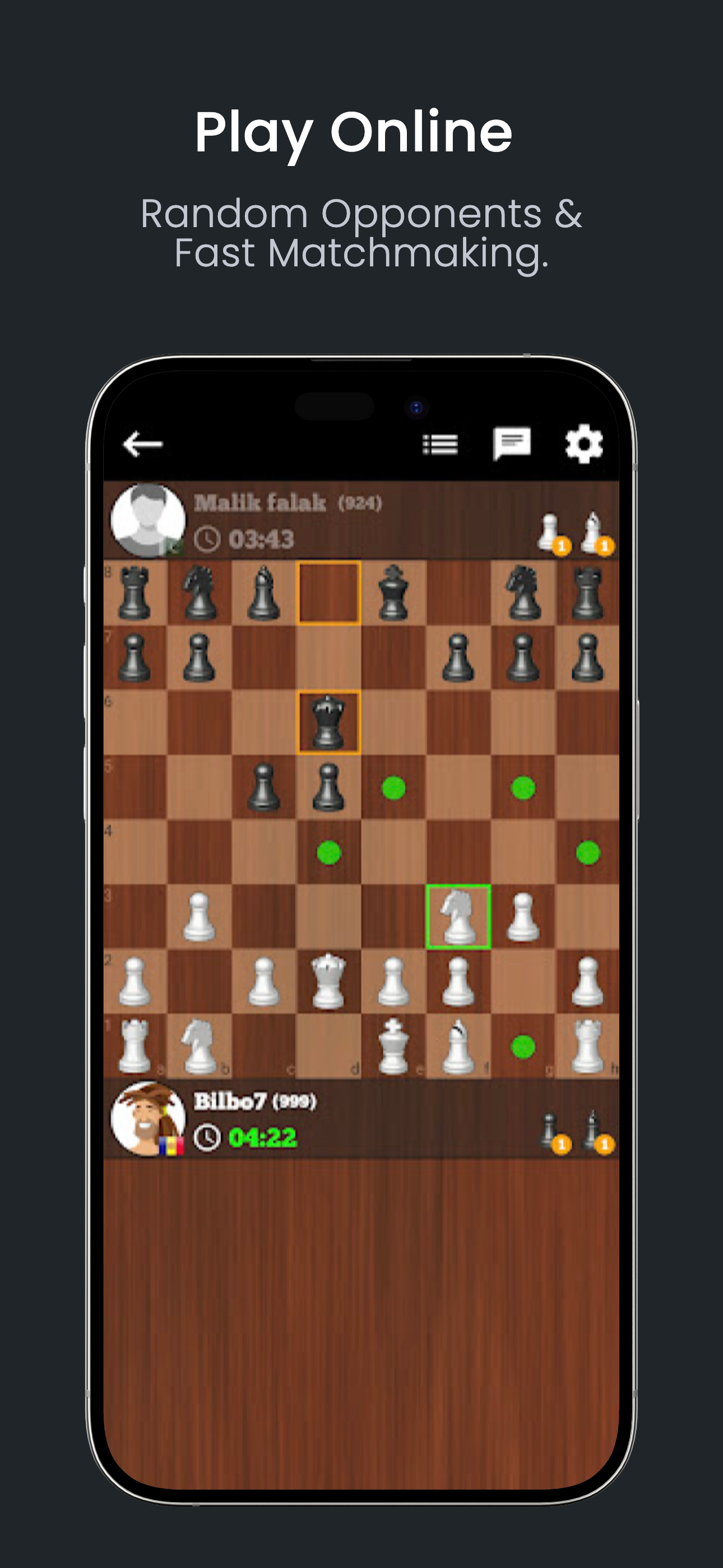 اسکرین شات 1 بازی Chess Online - Play 1v1