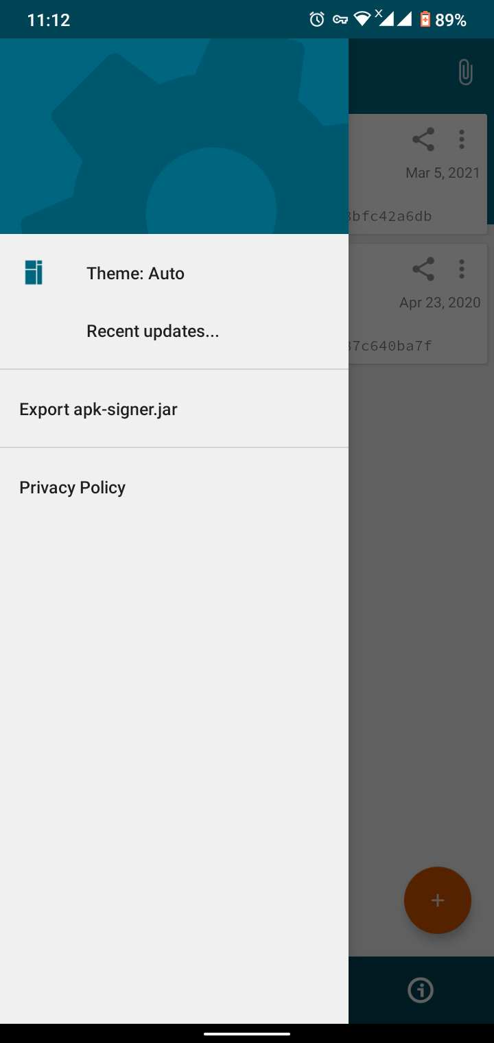 اسکرین شات 5 برنامه apk-signer