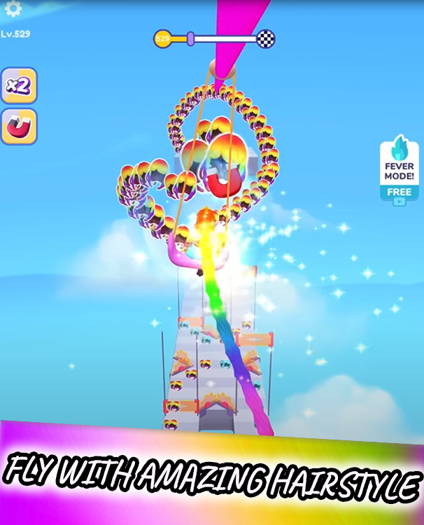 اسکرین شات 4 بازی Hair Challenge Run Game