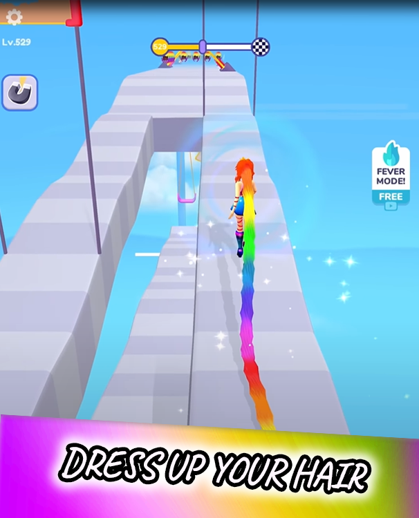 اسکرین شات 6 بازی Hair Challenge Run Game