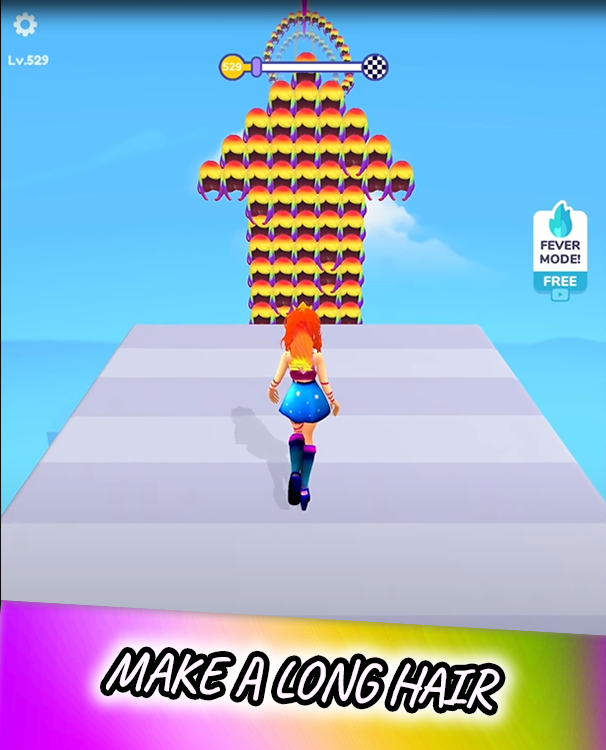 اسکرین شات 2 بازی Hair Challenge Run Game