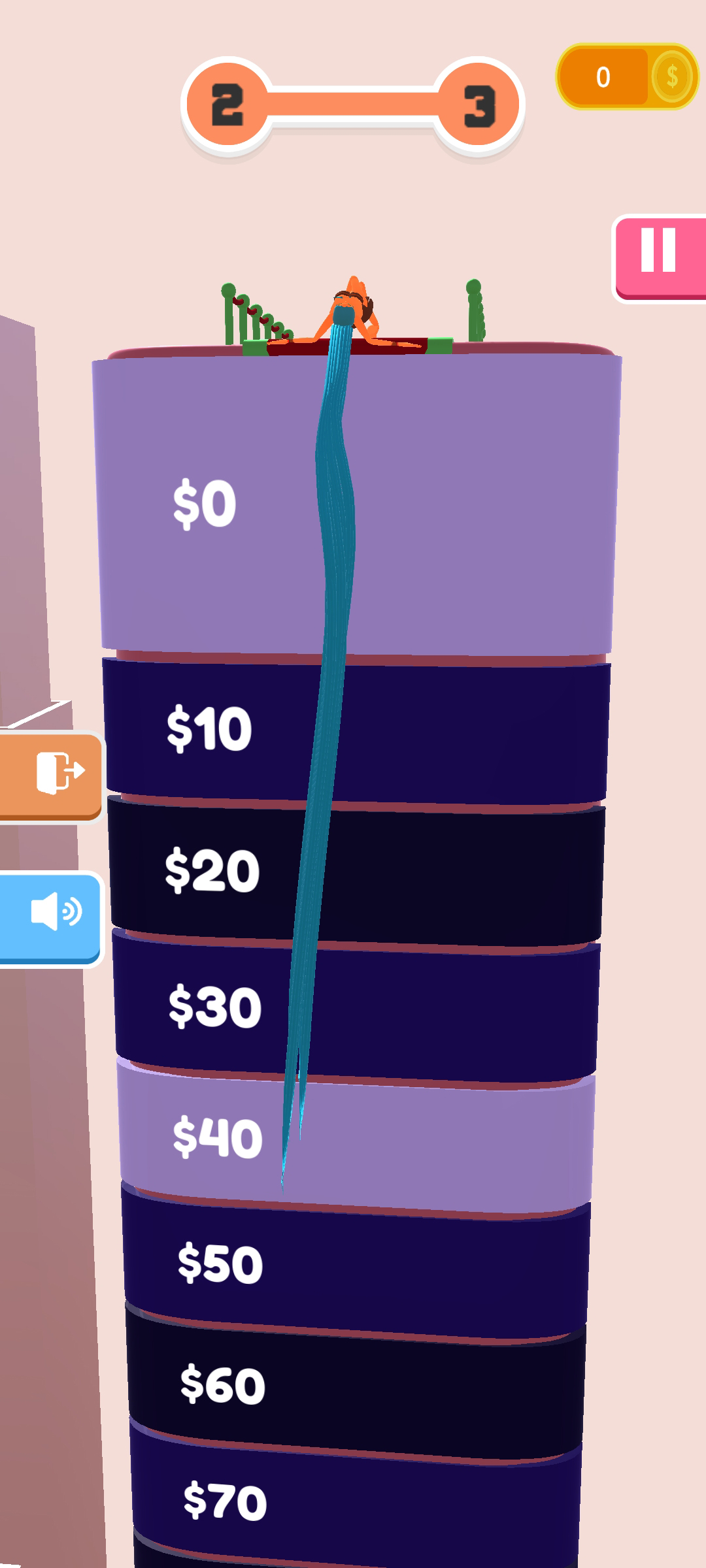 اسکرین شات 5 بازی Hair Race 3D Challenge Run