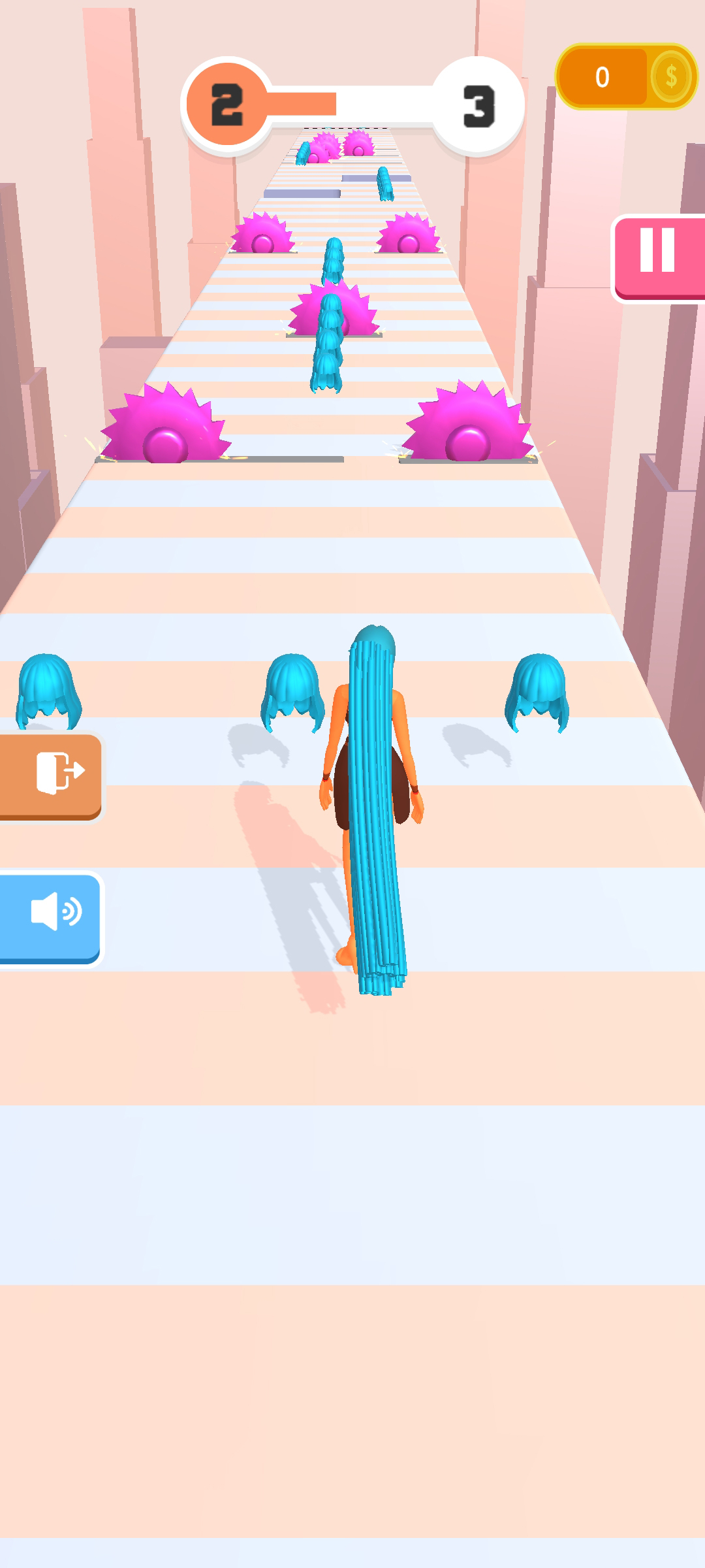 اسکرین شات 4 بازی Hair Race 3D Challenge Run