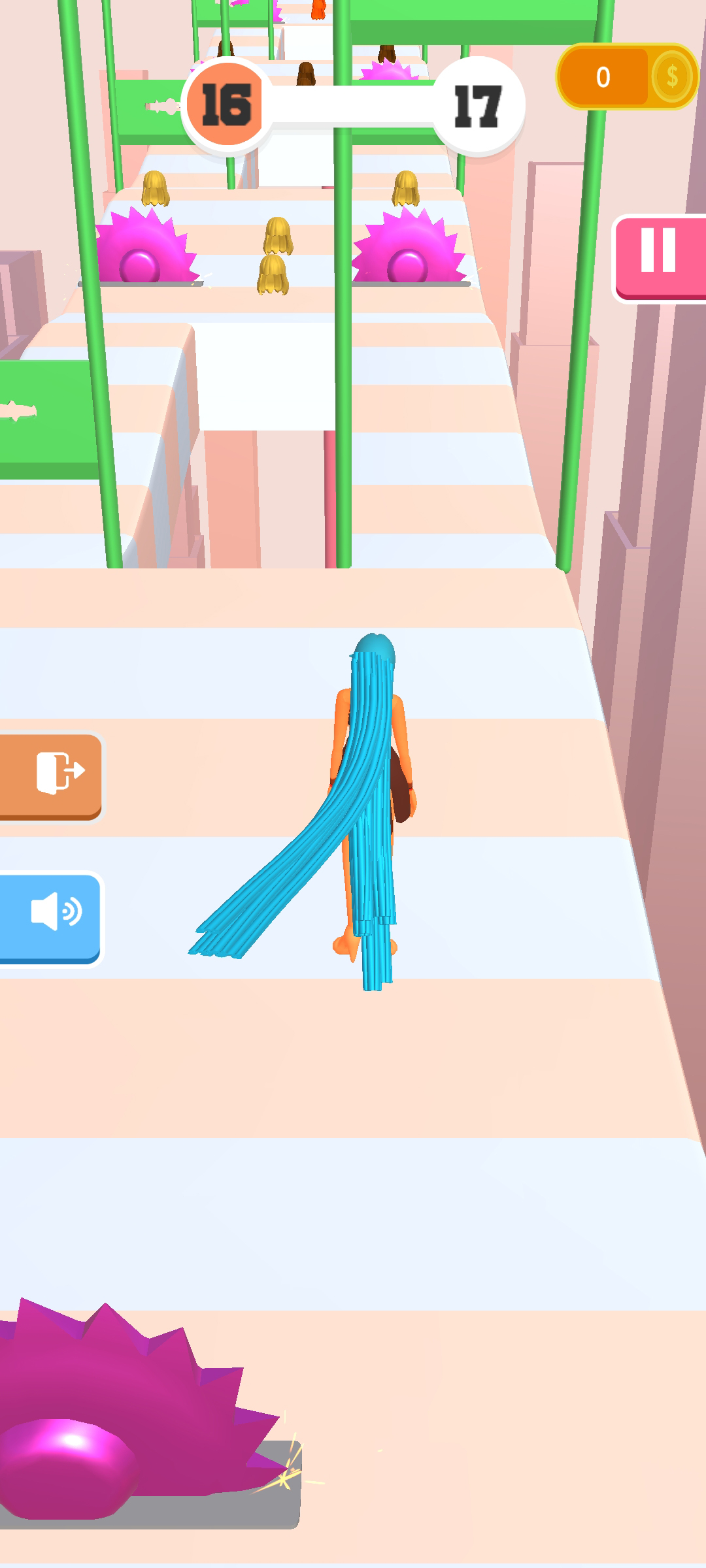 اسکرین شات 7 بازی Hair Race 3D Challenge Run