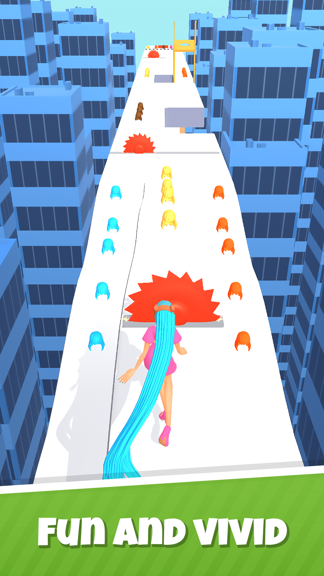 اسکرین شات 3 بازی Hair Race 3D