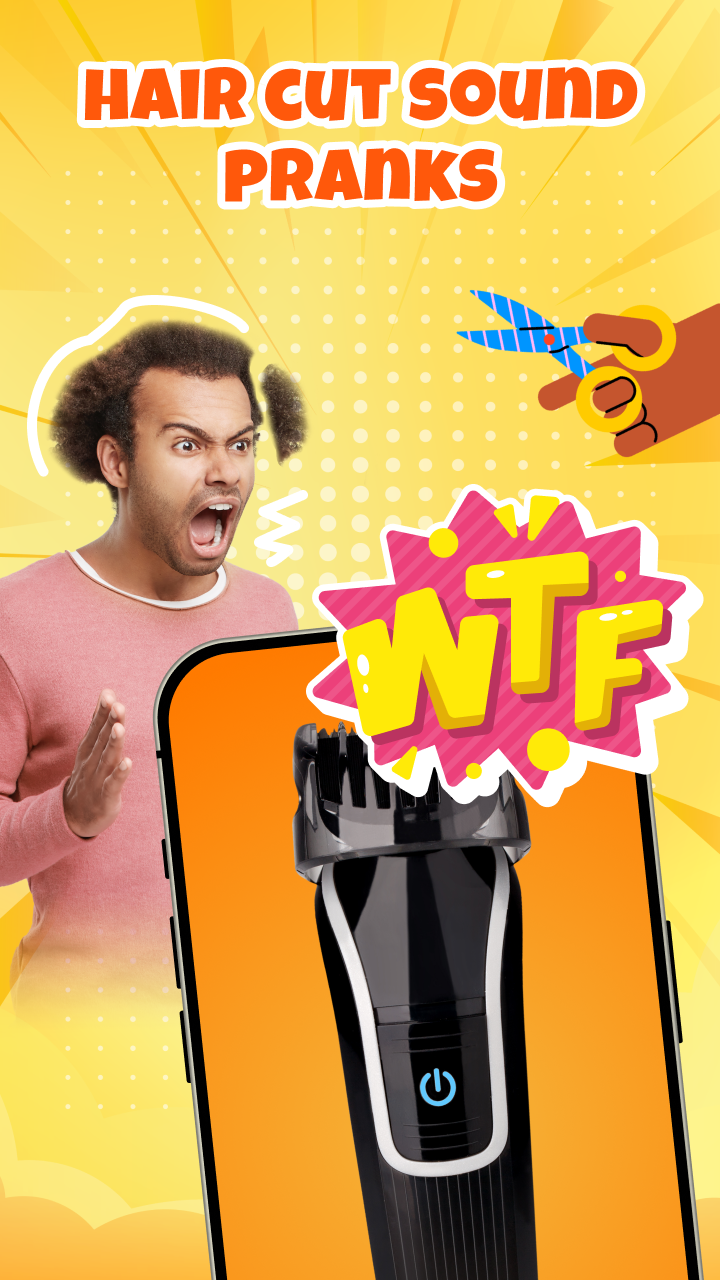اسکرین شات 1 برنامه Hair Clipper Prank: Fun Sounds