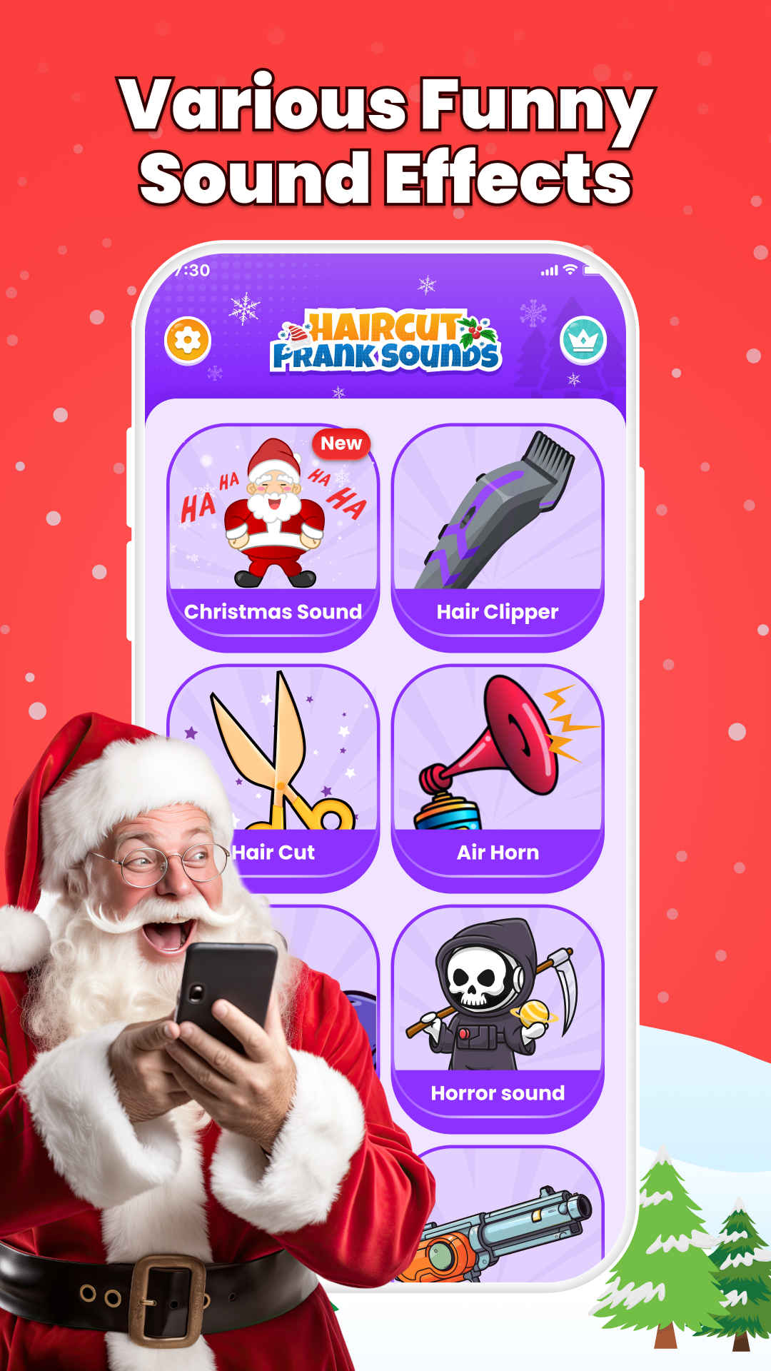 اسکرین شات 1 برنامه Haircut Prank - Hair Clipper