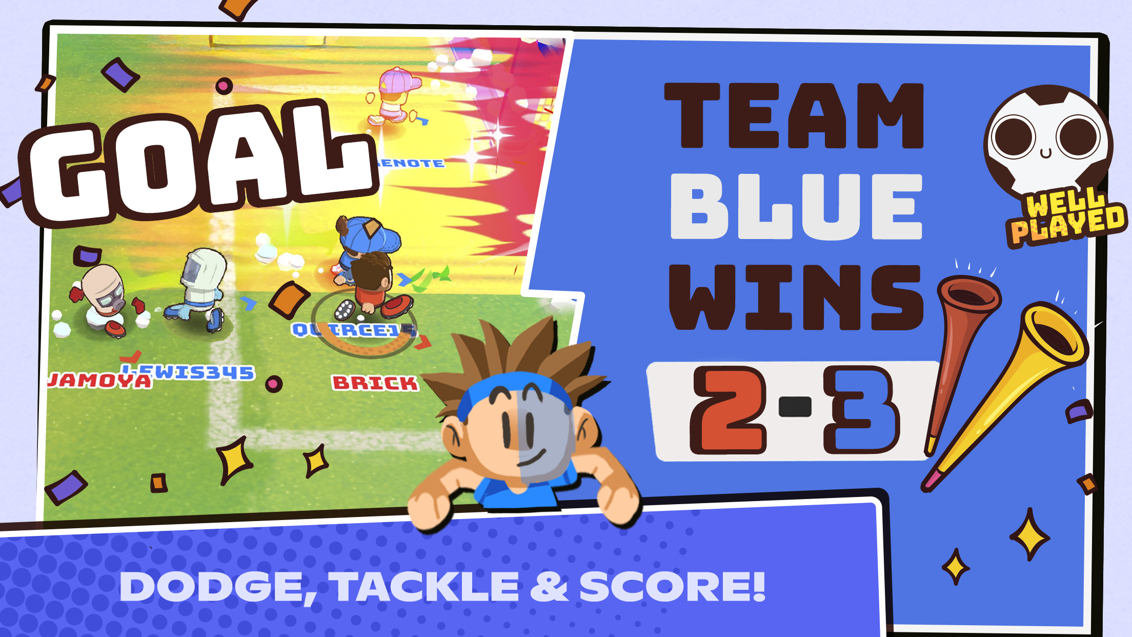 اسکرین شات 6 بازی Halfbrick Sports: Football