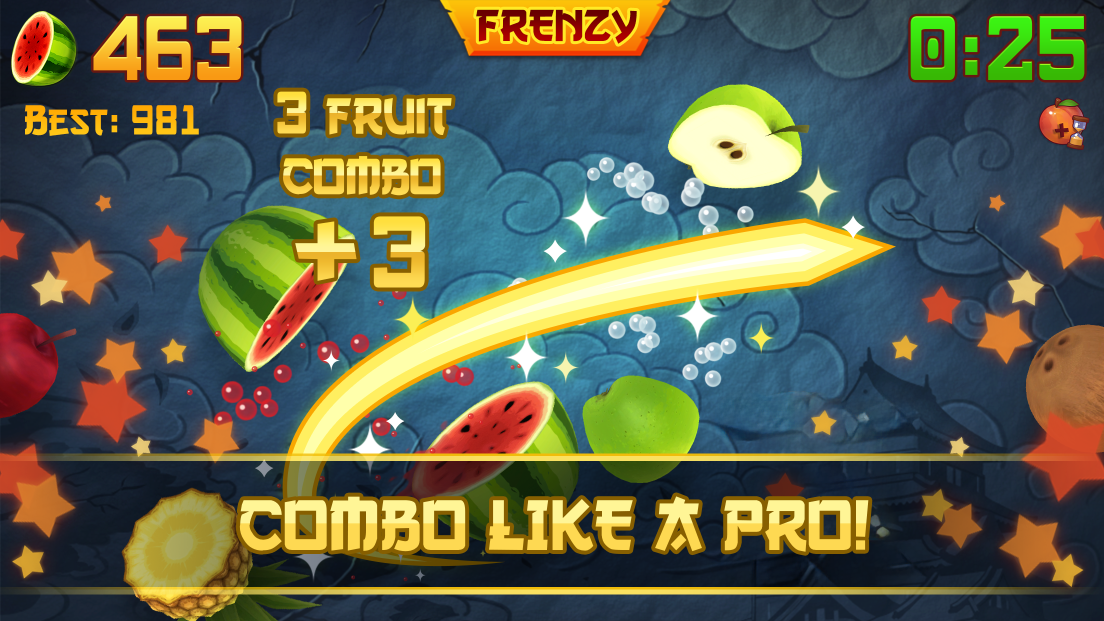 اسکرین شات 2 بازی Fruit Ninja®