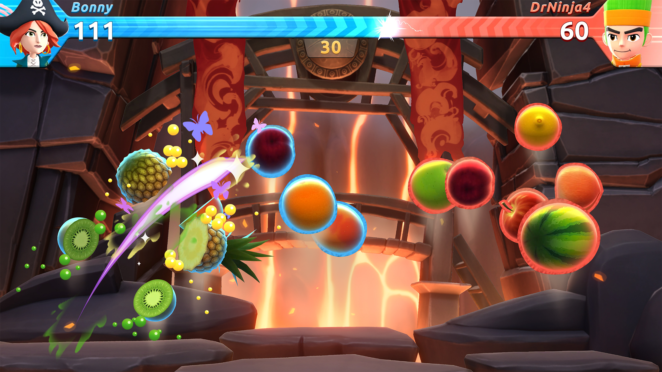 اسکرین شات 2 بازی Fruit Ninja 2 Fun Action Games
