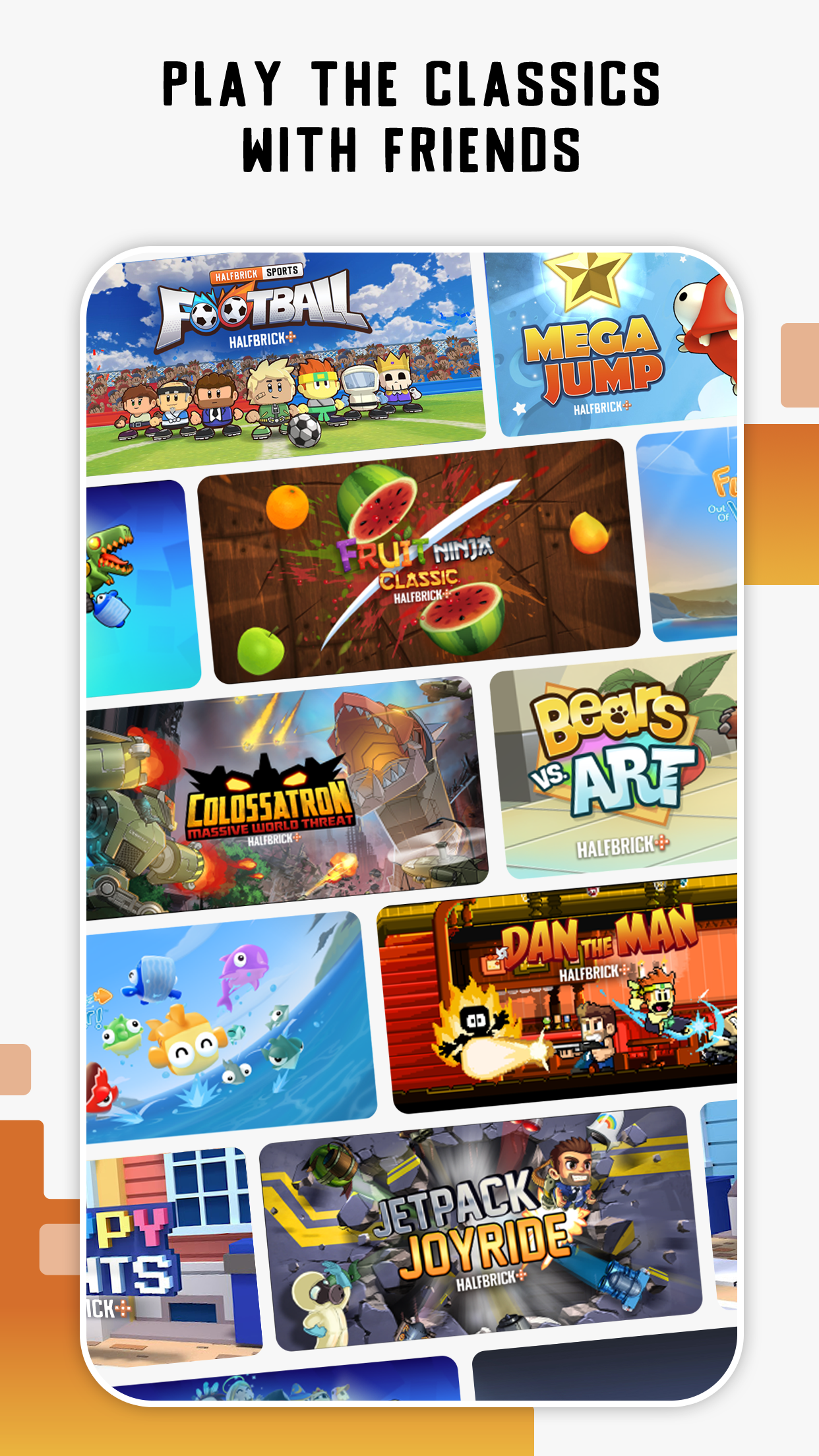اسکرین شات 1 برنامه Halfbrick+ Games with Friends