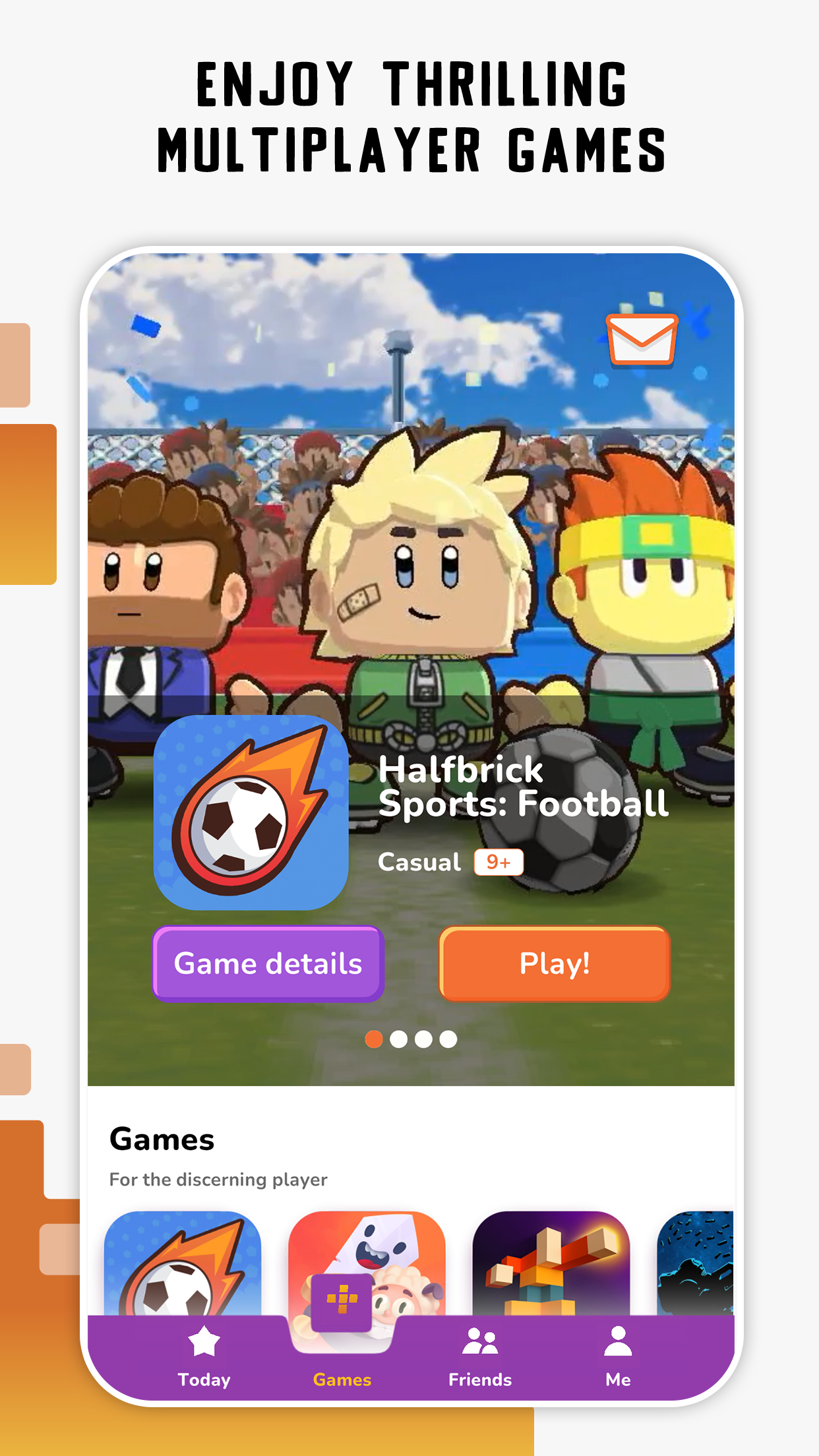 اسکرین شات 2 برنامه Halfbrick+ Games with Friends