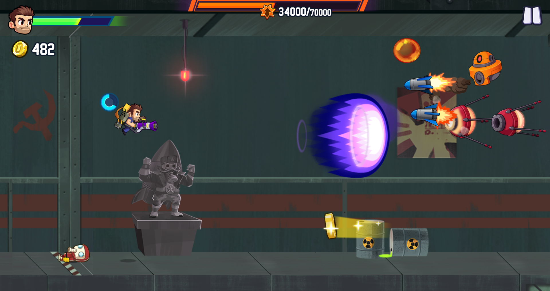 اسکرین شات 4 بازی Jetpack Joyride 2: Bullet Rush