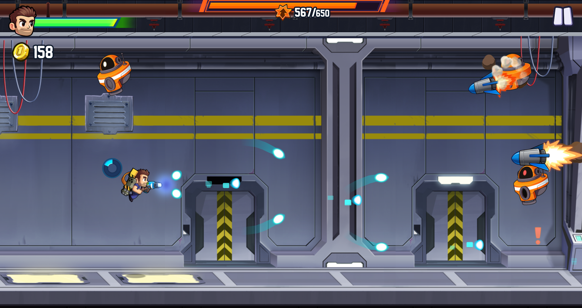 اسکرین شات 6 بازی Jetpack Joyride 2: Bullet Rush