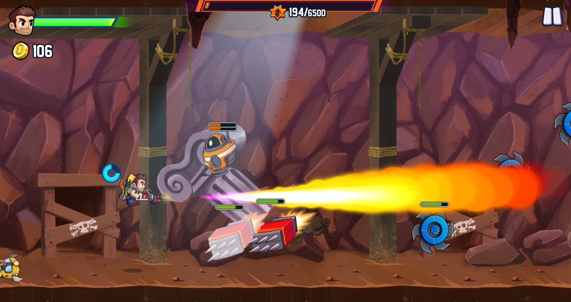 اسکرین شات 8 بازی Jetpack Joyride 2: Bullet Rush