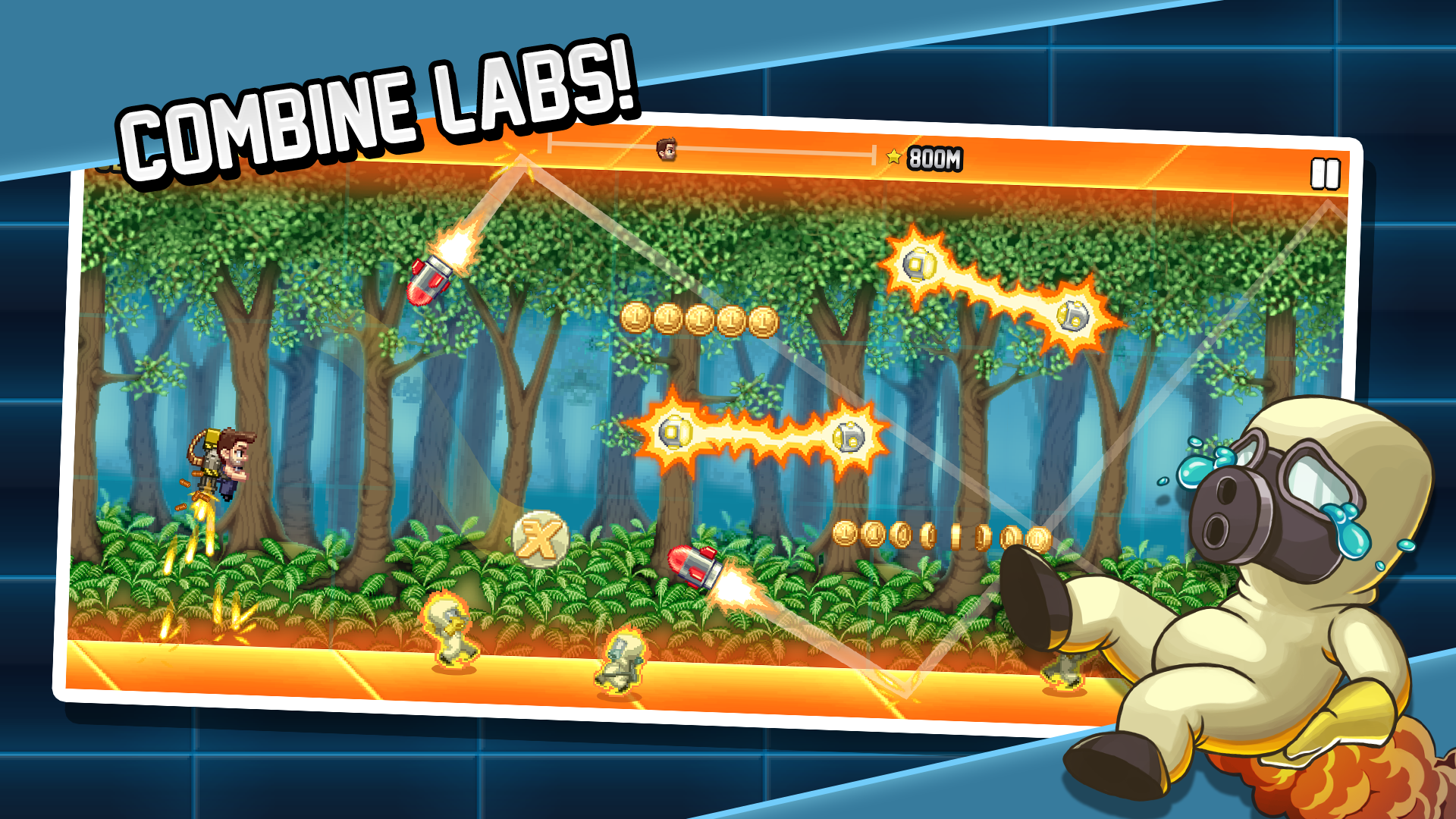 اسکرین شات 3 بازی Jetpack Joyride Test Labs