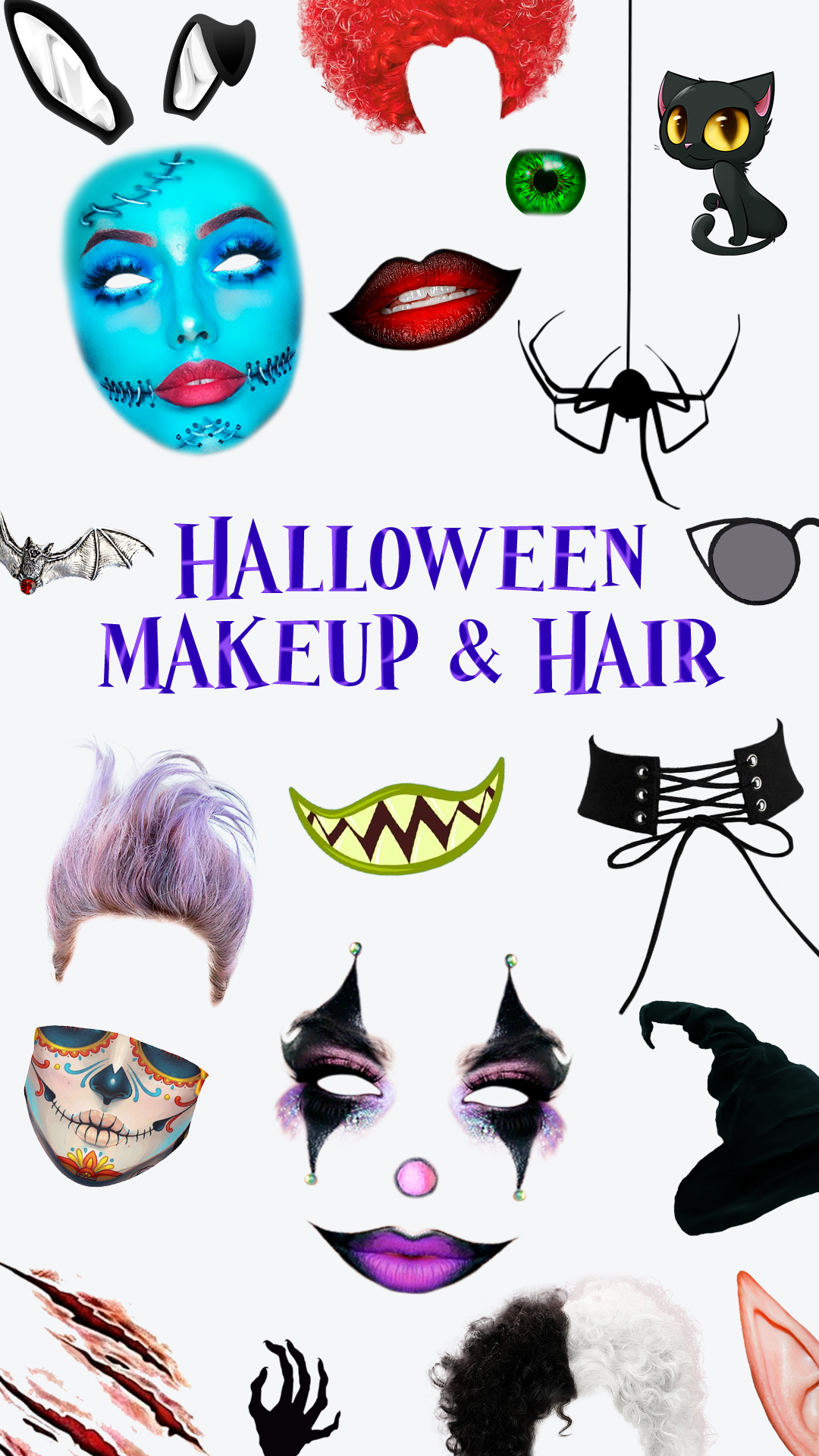اسکرین شات 1 برنامه Halloween Filters Photo Makeup