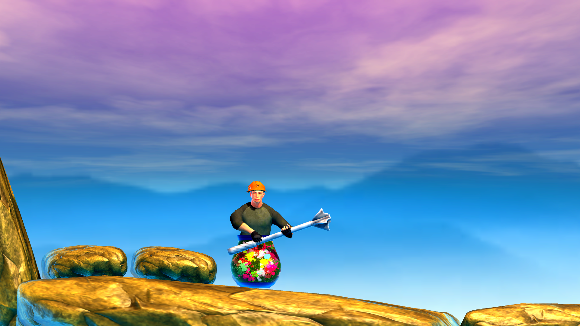 اسکرین شات 6 بازی Pot Man Hammer Man Climber 3D