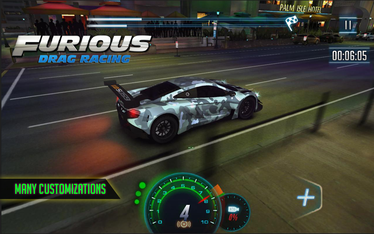 اسکرین شات 2 بازی Furious Drag Racing 2025
