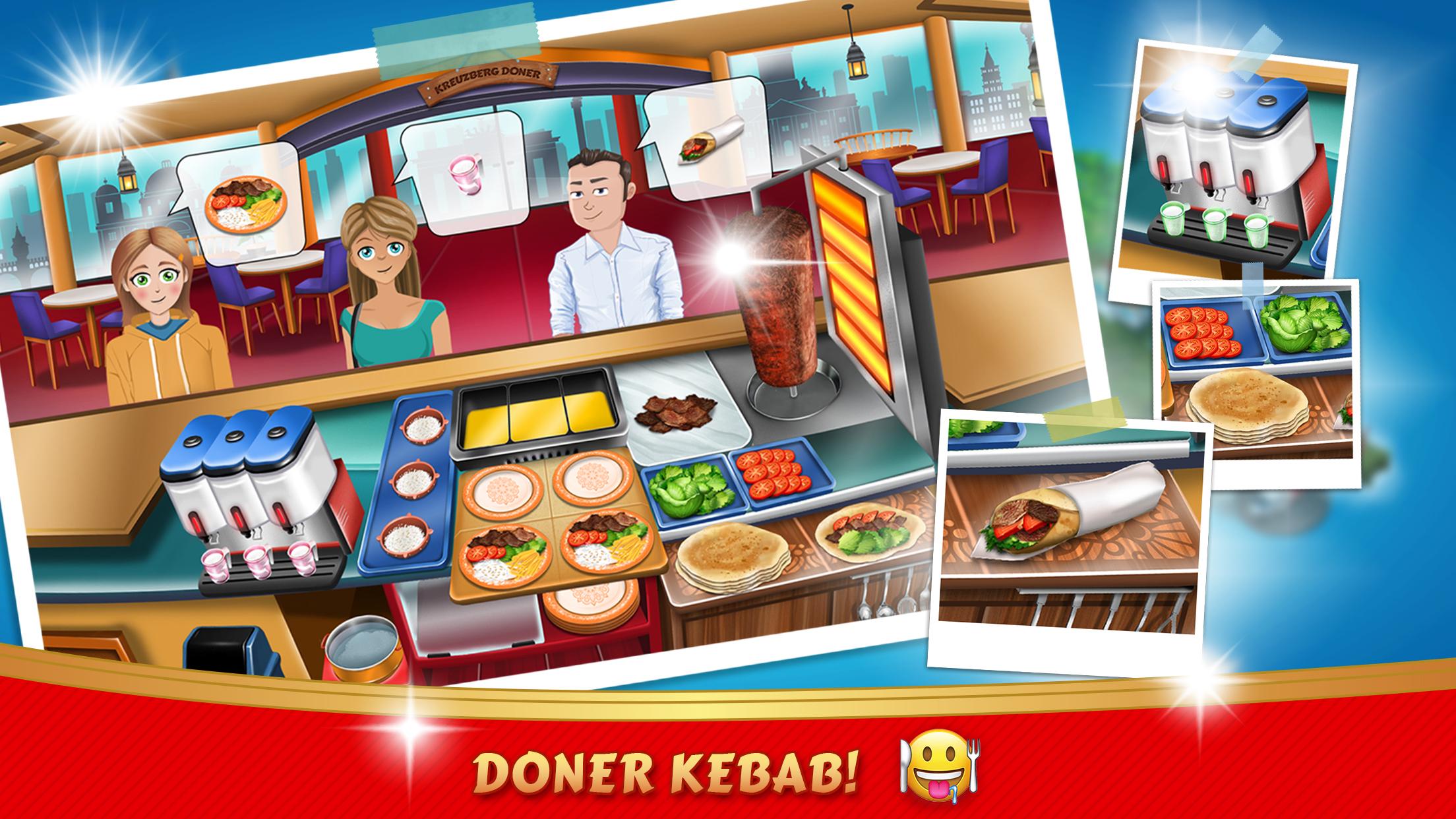 اسکرین شات 4 بازی Kebab World: Chef Cafe Cooking