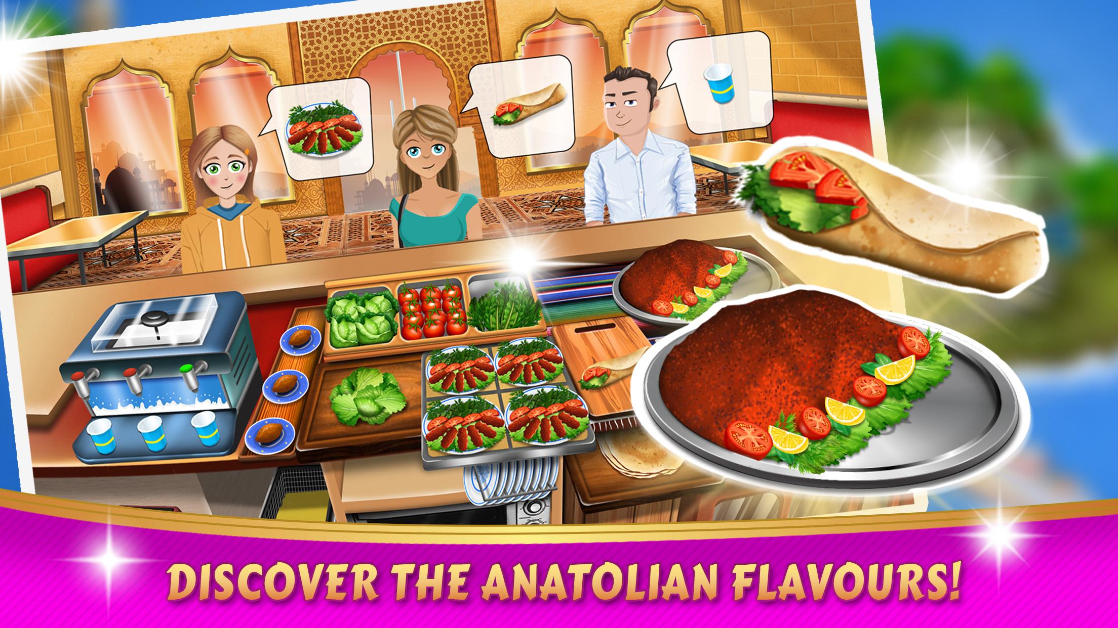 اسکرین شات 1 بازی Kebab World: Chef Cafe Cooking