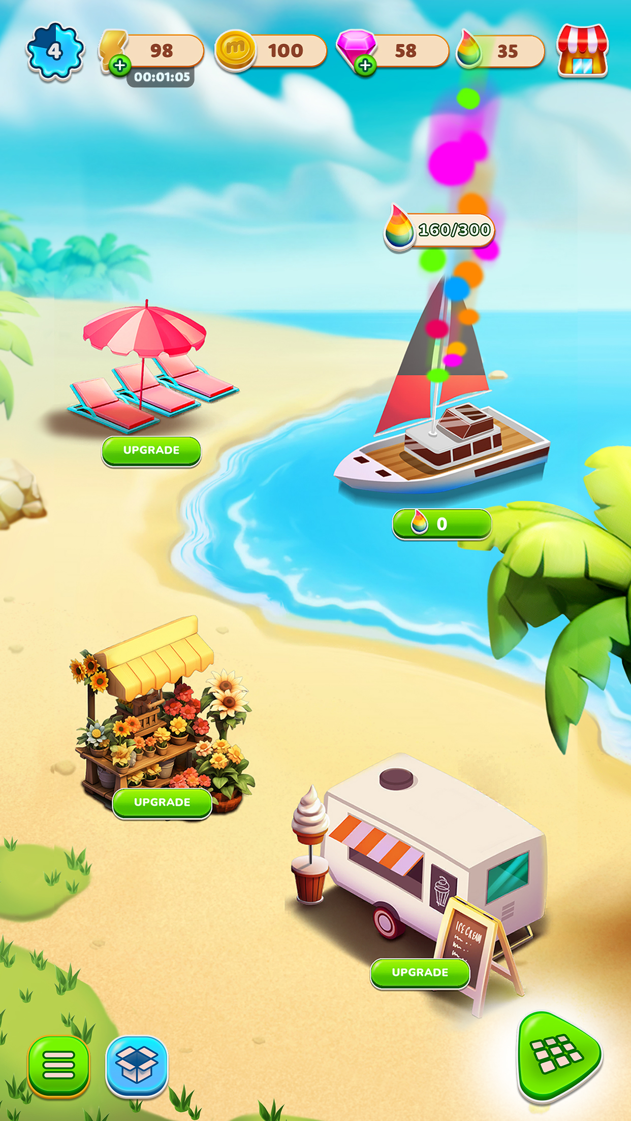 اسکرین شات 3 بازی Summer Love: Merge & Story