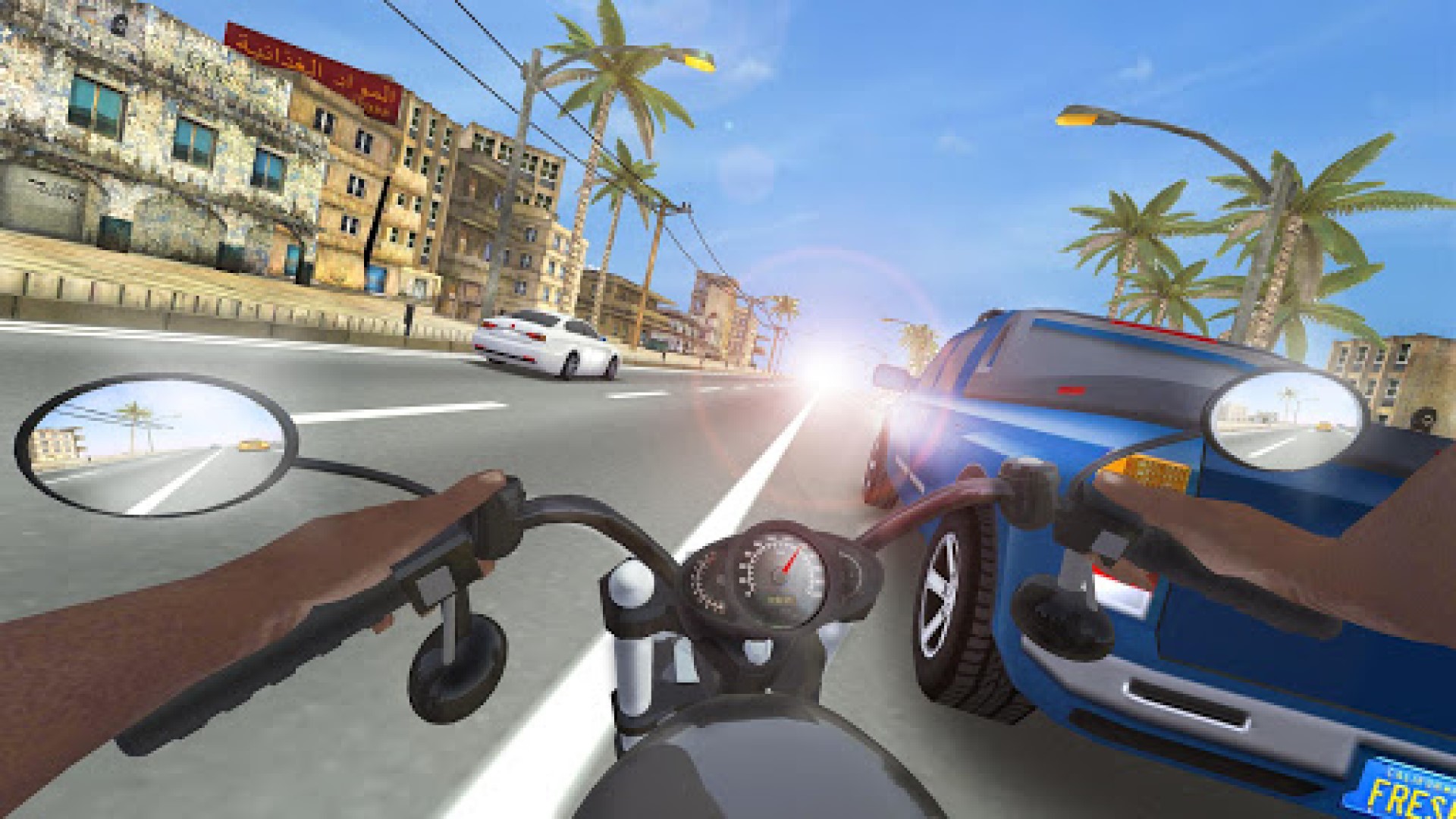 اسکرین شات 7 بازی Moto Racing Club: Highway Ride
