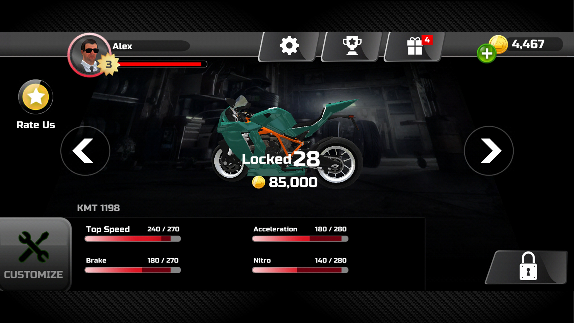 اسکرین شات 2 بازی Moto Racing Club: Highway Ride