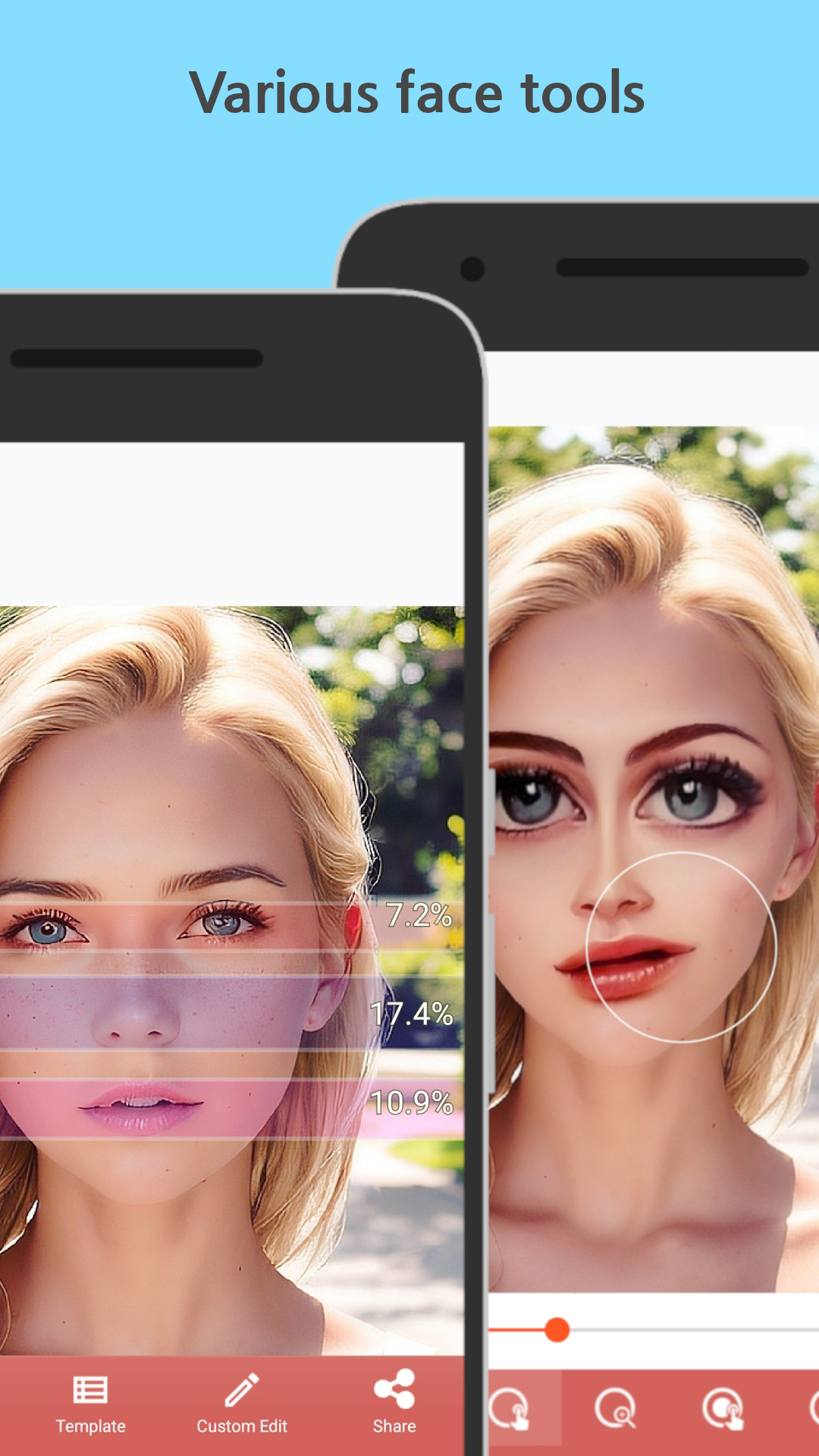 اسکرین شات 5 برنامه Face Warp - Plastic Surgery