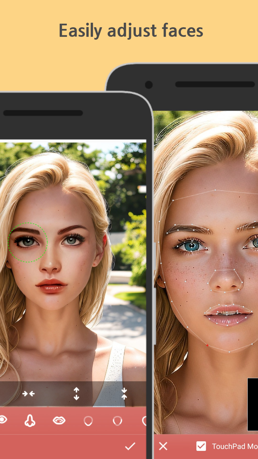 اسکرین شات 3 برنامه Face Warp - Plastic Surgery