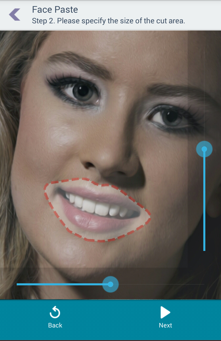 اسکرین شات 6 برنامه Face Paste
